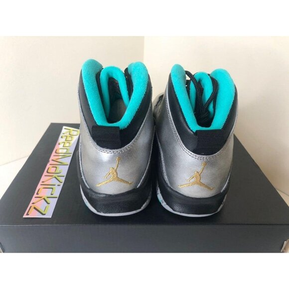 Jordan 10 Retro Lady Liberty GS Grade School Youth Sizes 705179 045 - Picture 4 of 5